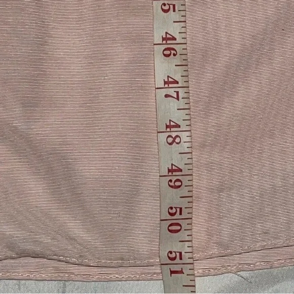 Oleg Cassini Blush Pink Formal Gown | Spaghetti Strap Maxi | Size 6 - Picture 9 of 11